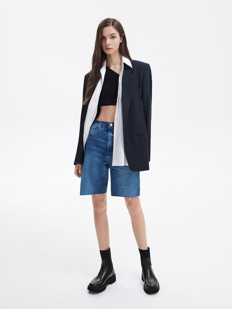 Remy Ridged-Sole Chelsea Boots, Black, hi-res