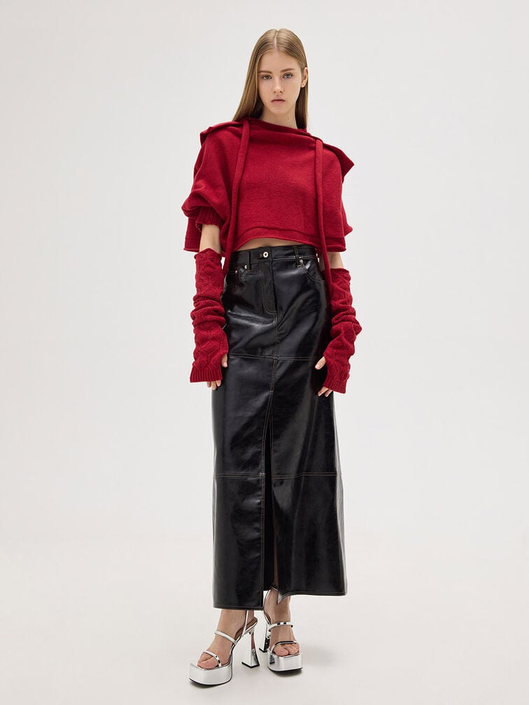 صندل بلاتفورم بكعب منحوت وأشرطة معدنية, فضي, hi-res