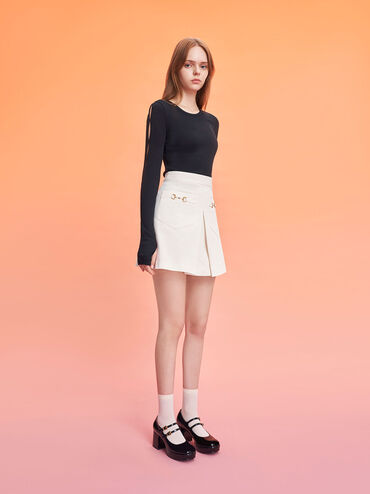 Jaylin Patent Block Heel Mary Janes, Black, hi-res