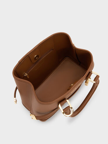 Mini Scottie Tote Bag, Chocolate, hi-res