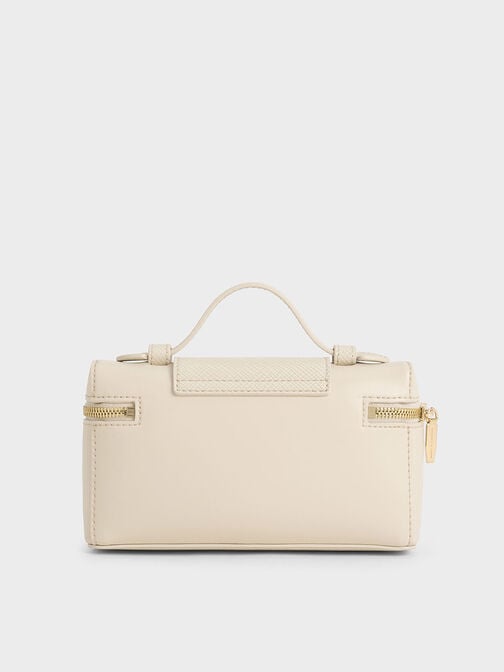 Arwen Top Handle Vanity Bag, Beige, hi-res