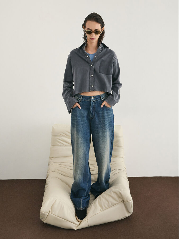 Bijou Recycled Acetate Cateye Sunglasses, Beige, hi-res