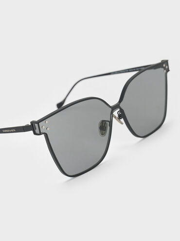 نظارات شمسية جيني بإطار الفراشة, أسود كلاسيكي, hi-res