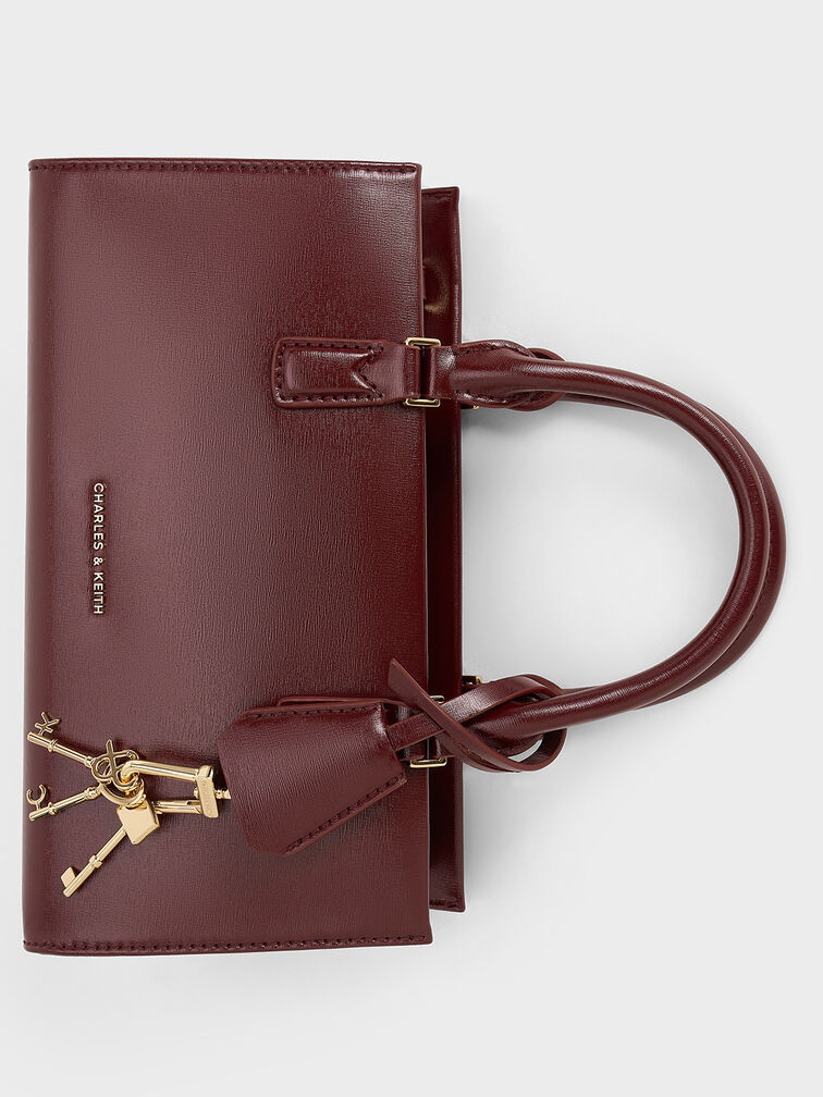 Mini Kerry Tote Bag, Mulberry Plum, hi-res