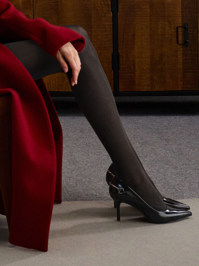 حذاء بكعب إيرينا ميتاليك ومقدمة مدببة, صندوق أسود, hi-res