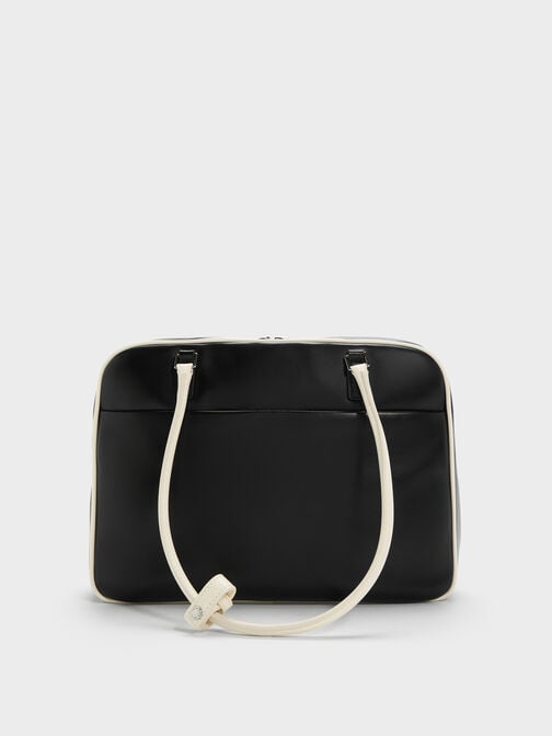 Large Sianna Two-Tone Bowling Bag, Multi, hi-res