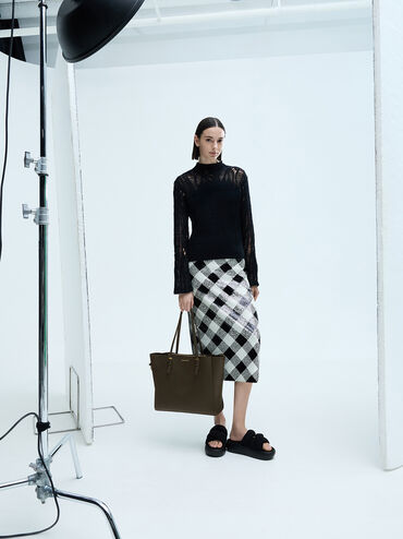 حقيبة توت سانسا, طحلبي داكن, hi-res