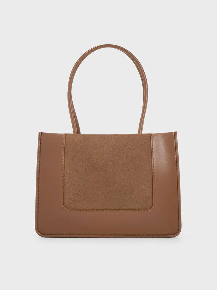 Daylla Tote Bag, Mocha Brown, hi-res