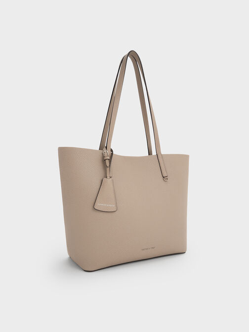 Beryl Tote Bag, Taupe, hi-res