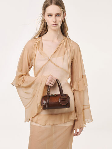 Enola Bowling Bag, Tan, hi-res