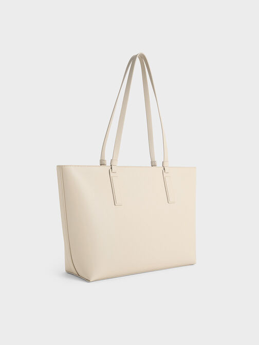 Noelle Tote Bag, Ivory, hi-res