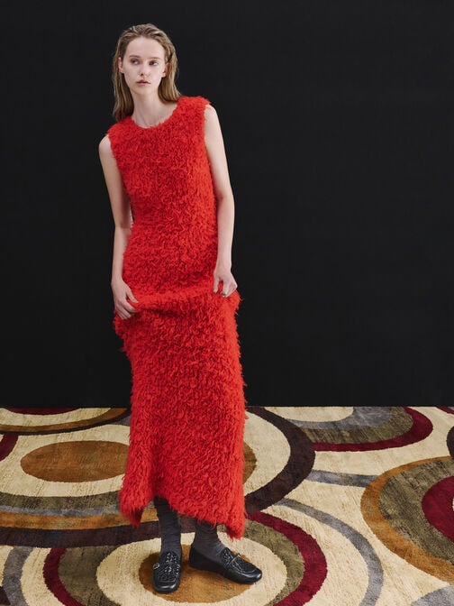 لوفرز قماش بمشبك, أسود, hi-res