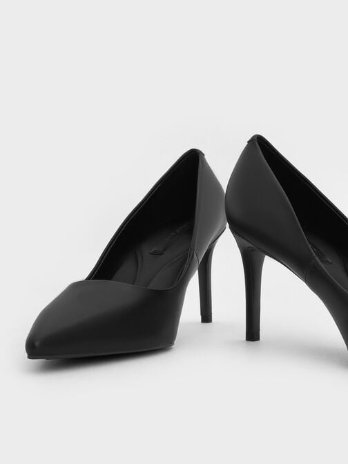 Emmy Pointed-Toe Stiletto Pumps, Black, hi-res