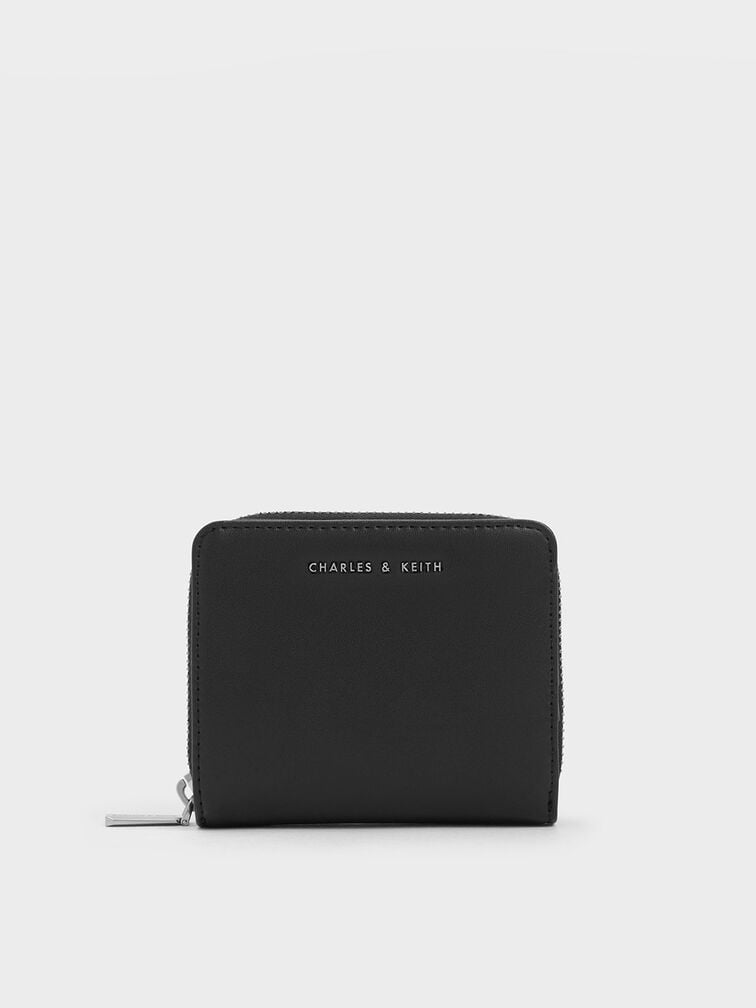 Finley Zip-Around Small Wallet, Noir, hi-res