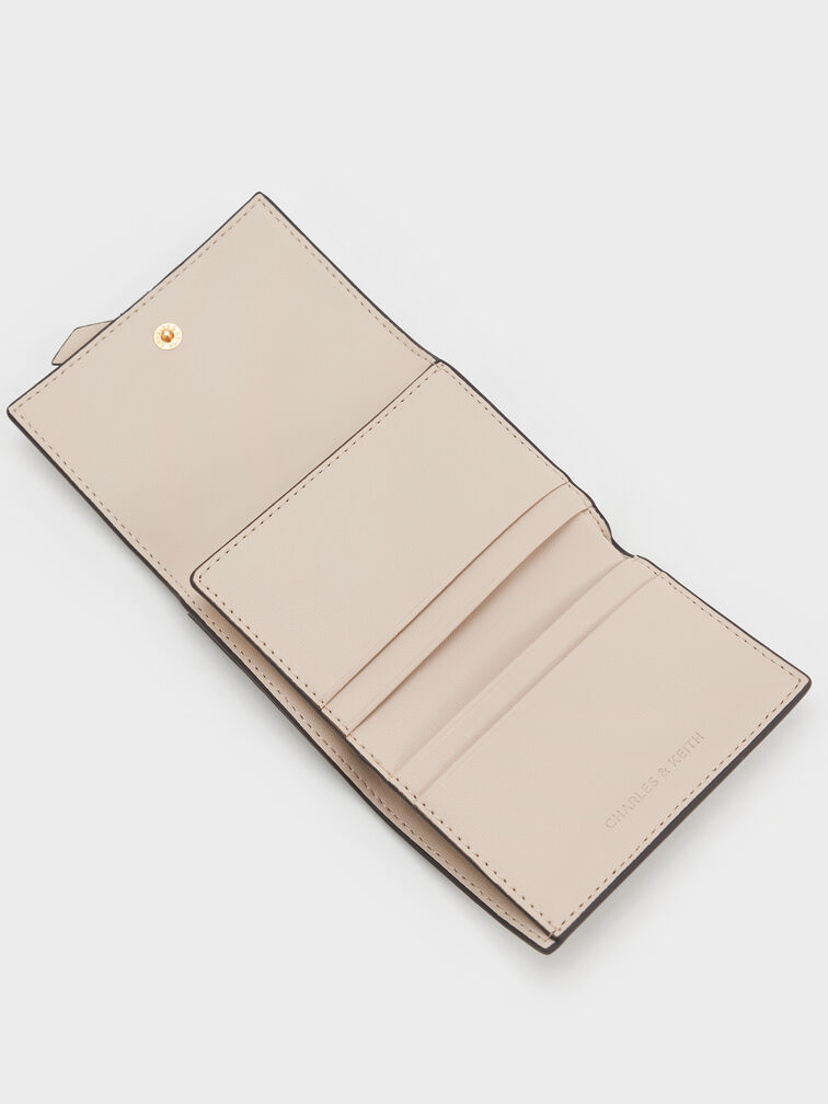 Calla Knotted-Strap Small Wallet, Oat, hi-res