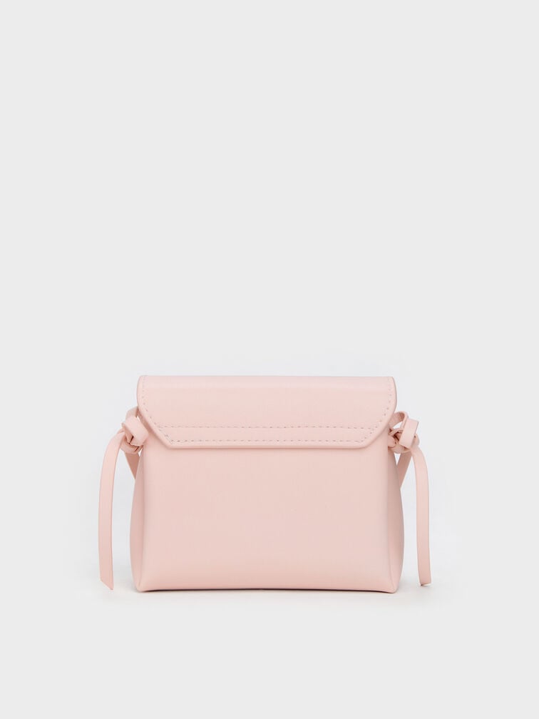 Hazel Bow Small Wallet, Soft Pink, hi-res
