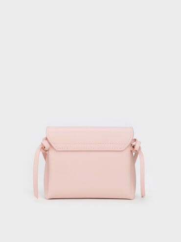 Hazel Bow Small Wallet, Soft Pink, hi-res