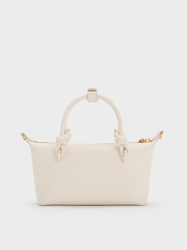 Sammie Knotted-Handle Tote Bag, Cream, hi-res