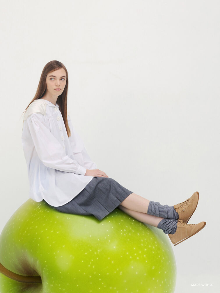 Jace Suede Sneakers, Beige, hi-res