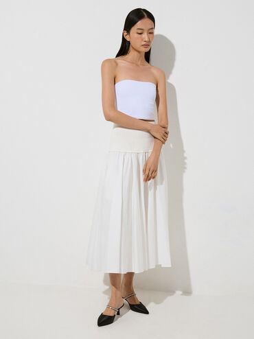 Ambrosia Satin Gem-Embellished Pointed-Toe Mules, Black2, hi-res