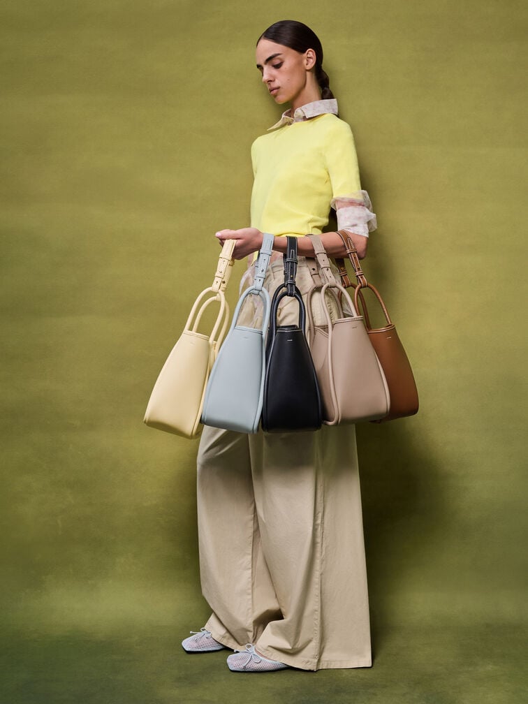 حقيبة توت "ليلى" ميني أنبوبية, تاوب, hi-res