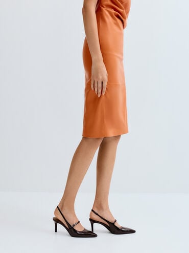 حذاء ماري جين بمقدمة مدببة وسير خلفي, برغندي, hi-res