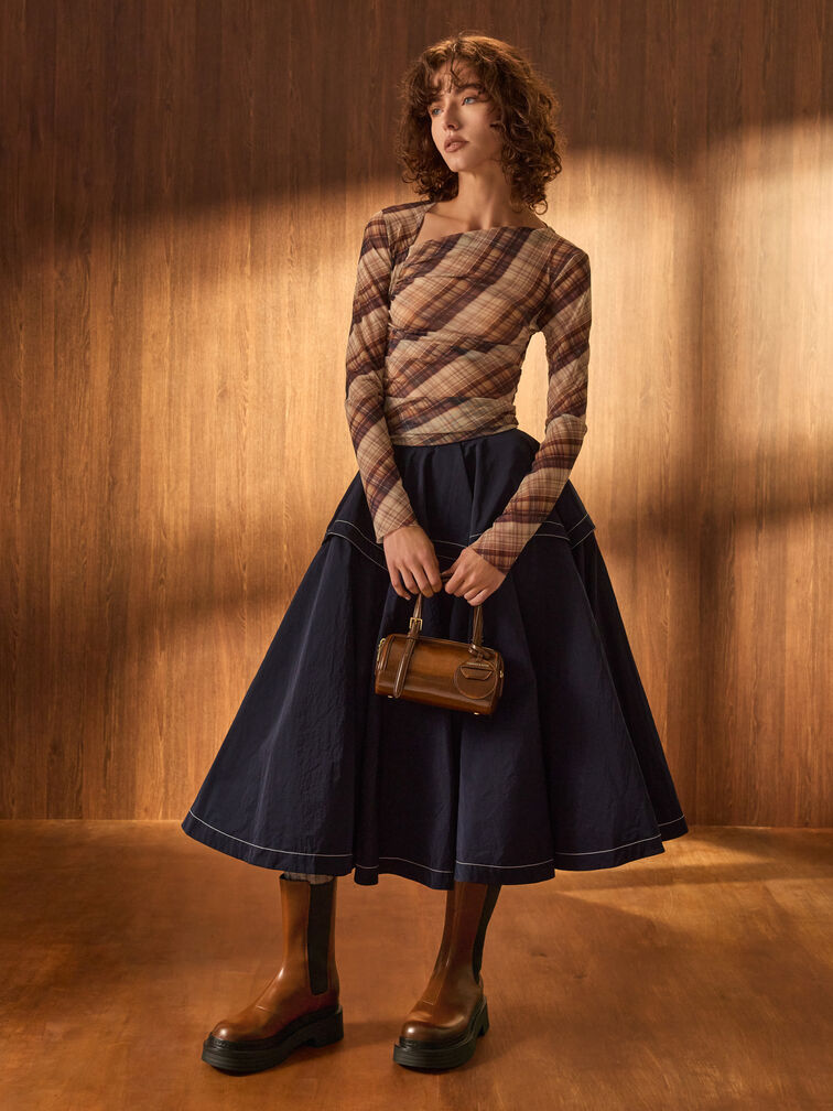 Enola Bowling Bag, Tan, hi-res