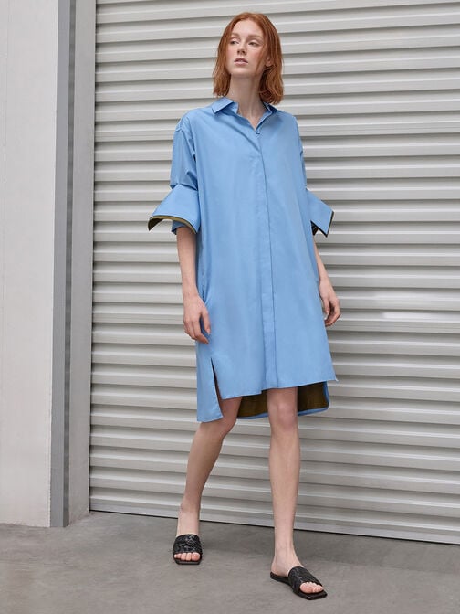 Ivette Woven Slide Sandals, Black, hi-res