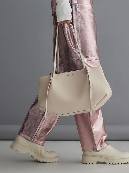 Calla Tote Bag, Oat, hi-res