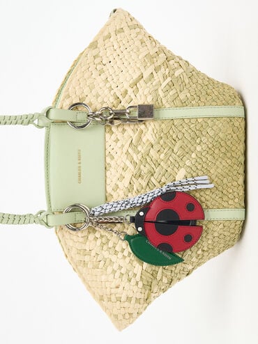 تعليقة على شكل قفل ومفتاح, فضي, hi-res