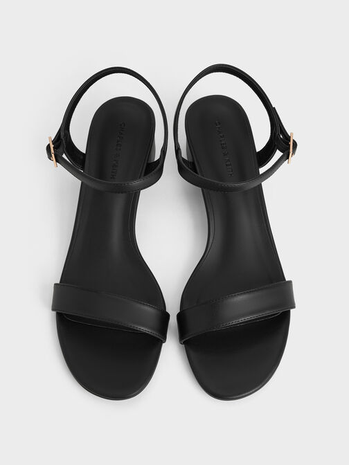 Alec Block-Heel Ankle-Strap Sandals, Black, hi-res