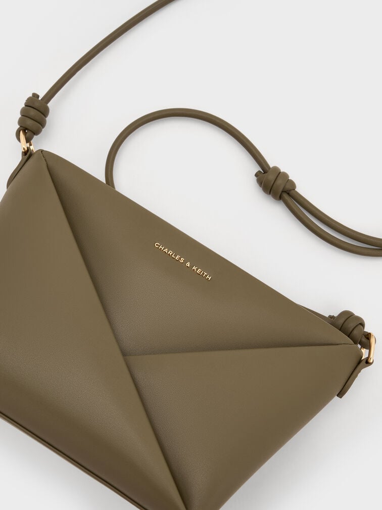 Midori Geometric Crossbody Bag, Deep Olive, hi-res