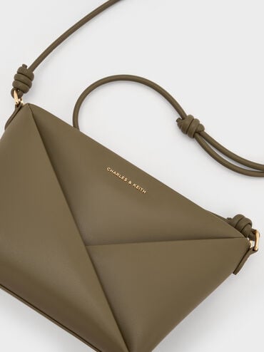 Midori Geometric Crossbody Bag, Deep Olive, hi-res