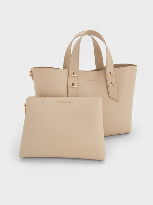 Shania Tote Bag, Dusted Oat, hi-res