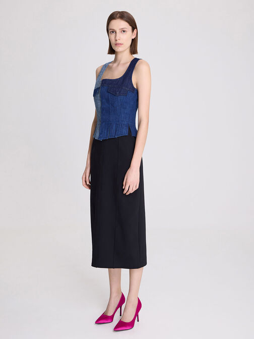 حذاء إيمي بكعب ستيلتو من بوليستر معاد تدويره -  تصميم صديق للبيئة بلمسة أنثوية راقية, فوشيا, hi-res