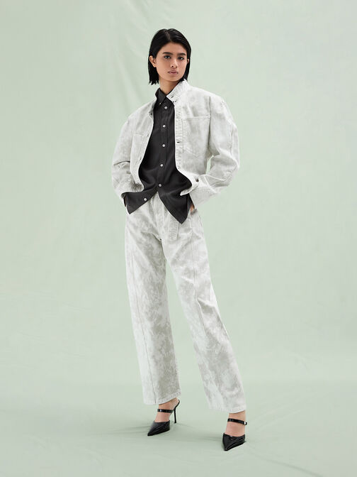 صندل مولز بكعب ستيليتو مزين بكريستال لامع, أسود براق, hi-res