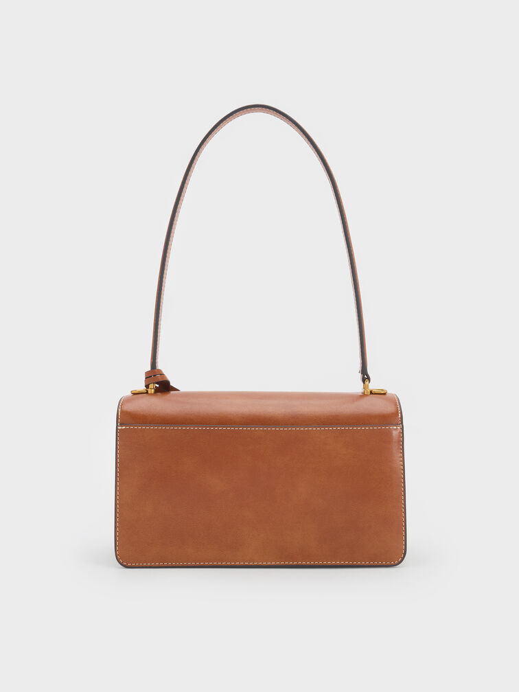 حقيبة كتف من سلسلة حبل أسيلين, Distressed Tan, hi-res