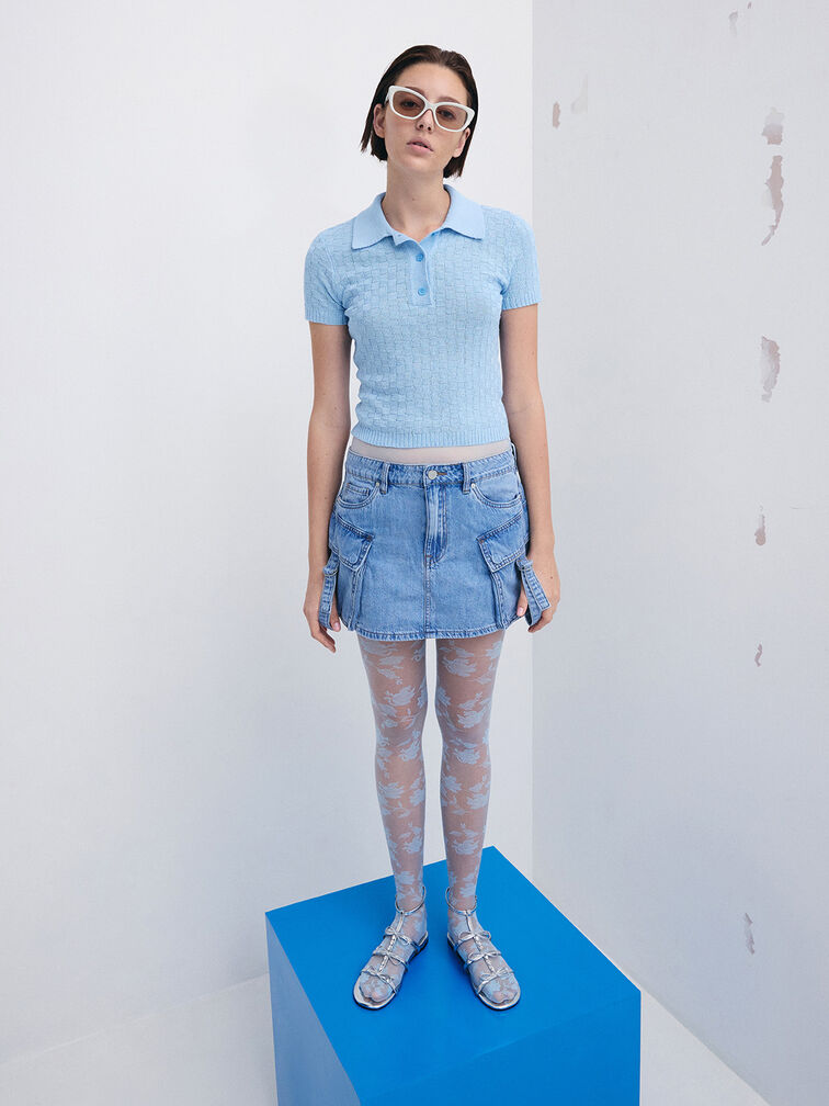 نظارة شمسية مايفا كات آي أسيتات مُعاد تدويره, أبيض طباشيري, hi-res