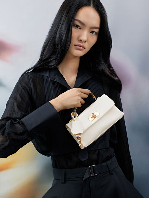 Kerry Wallet On Chain, Cream, hi-res