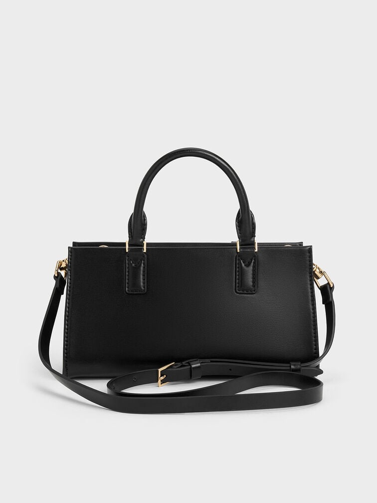 Mini Kerry Tote Bag, Black, hi-res