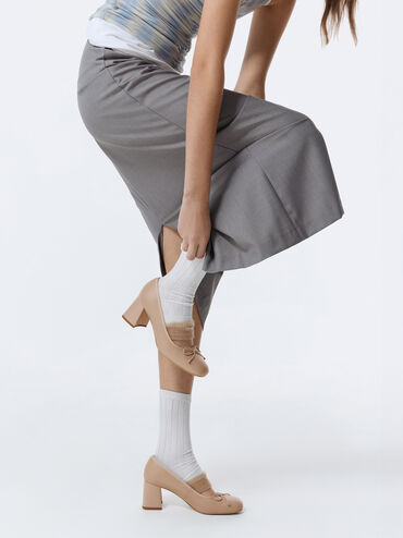 Winona Mary Jane Pumps, Nude, hi-res