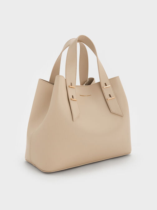 Shania Tote Bag, Dusted Oat, hi-res