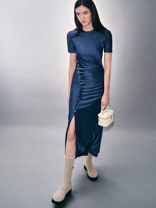 حقيبة زينة أروين مبطنة بذراع علوي, كريم, hi-res