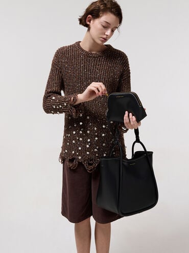 حقيبة توت ليلا تيوبيولار, أسود, hi-res