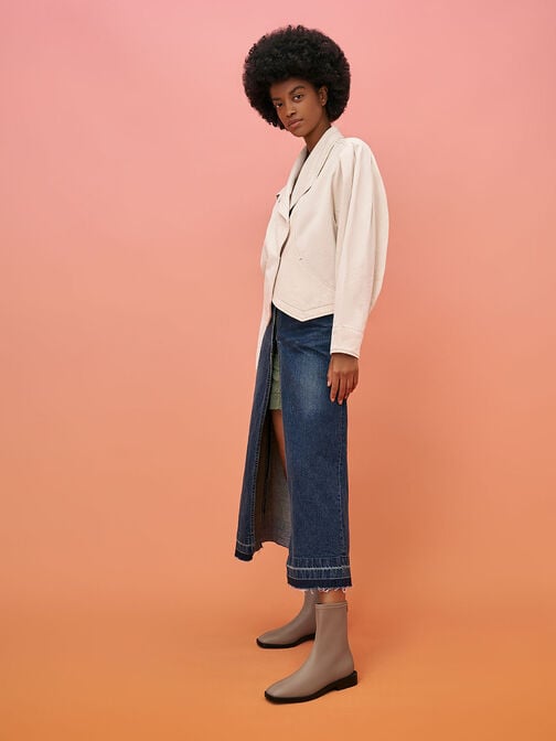 بوت قصير بسحاب ومقدمة مربّعة – أناقة عصرية ترافق خطواتك, جملي, hi-res