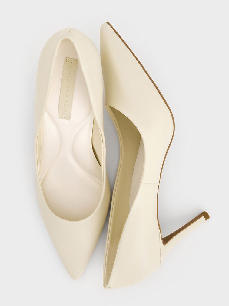 Emmy Pointed Toe Stiletto Pumps, Chalk, hi-res