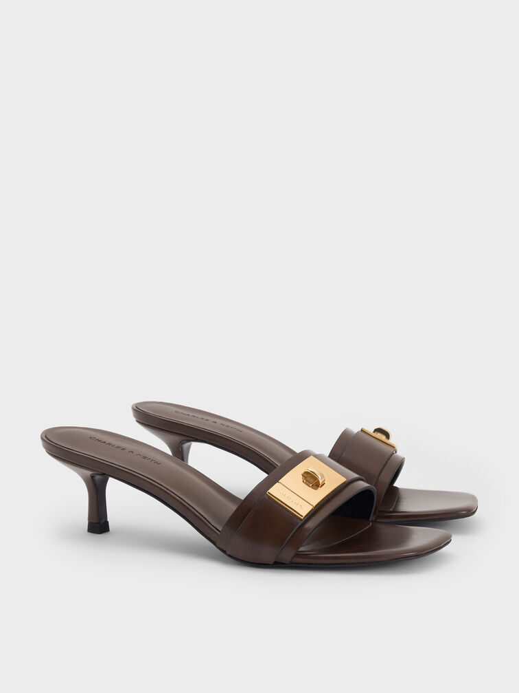 حذاء ميول أيلين بكعب قصير (كيتن), بني غني كالإسبريسو, hi-res