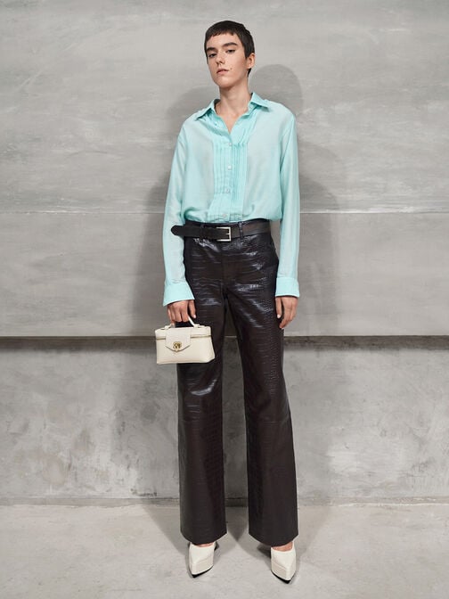 Arwen Top Handle Vanity Bag, Beige, hi-res