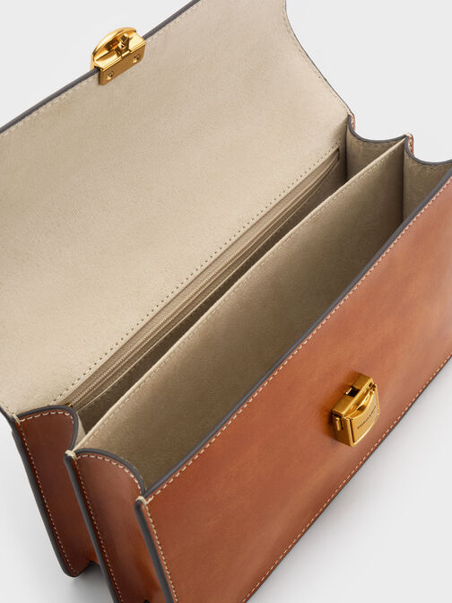 حقيبة كتف من سلسلة حبل أسيلين, Distressed Tan, hi-res