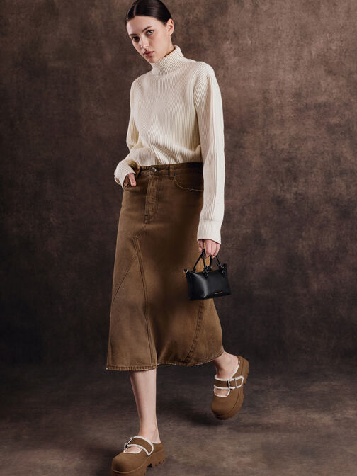 Sammie Knotted-Handle Tote Bag, Black, hi-res